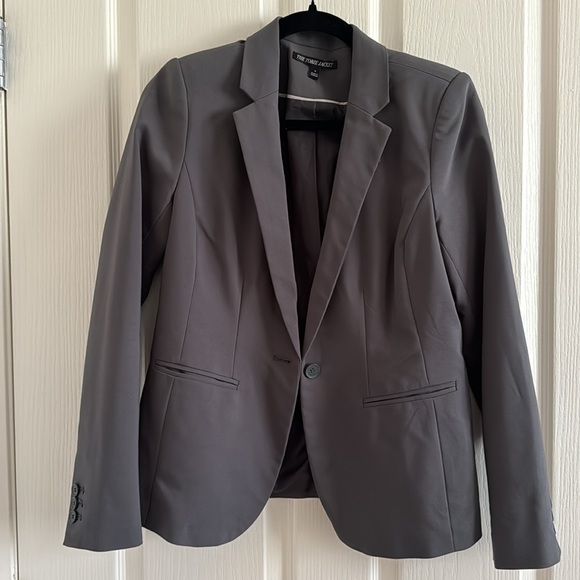 Gray Grey women’s suit jacket The Torie Jacket Size 6 for office official - Picture 2 of 5
